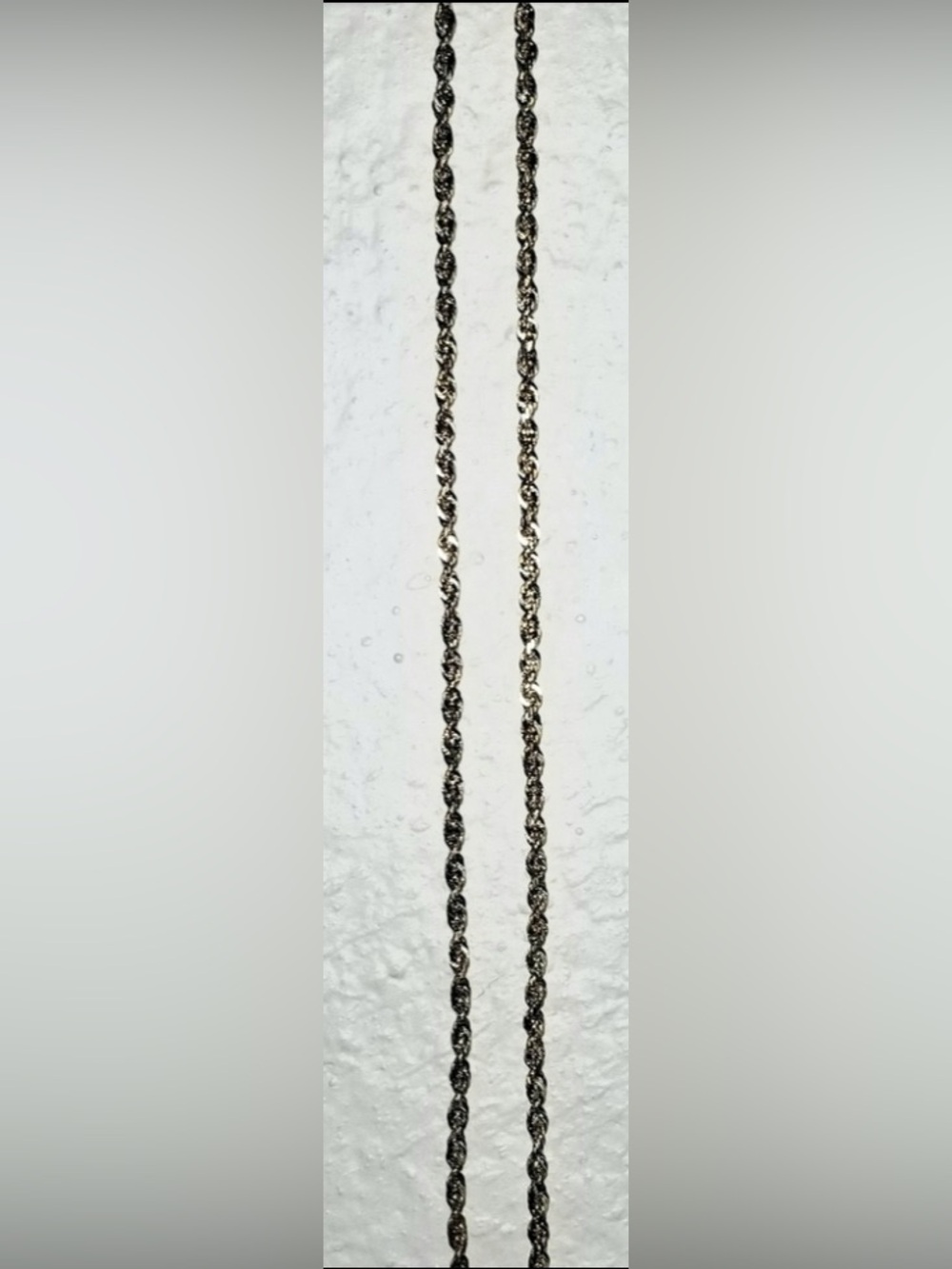 Gold Rope Chain Necklace